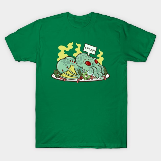 Cthulhu Dinner II T-Shirt by JenniferSmith